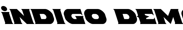 Indigo Demon font preview