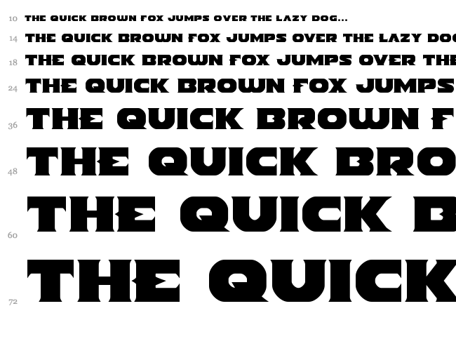 Indigo Demon font waterfall