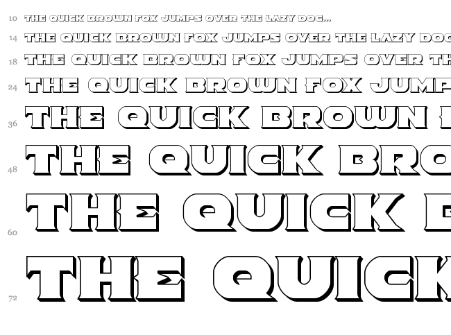 Indigo Demon font waterfall