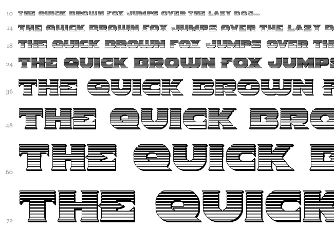 Indigo Demon font waterfall