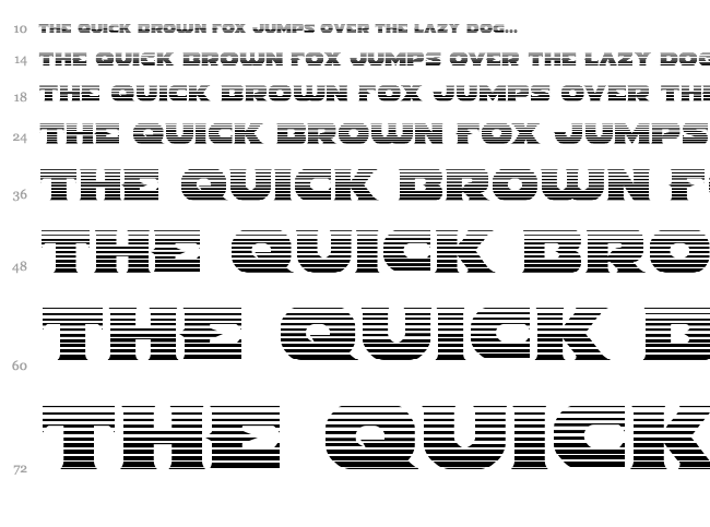 Indigo Demon font waterfall