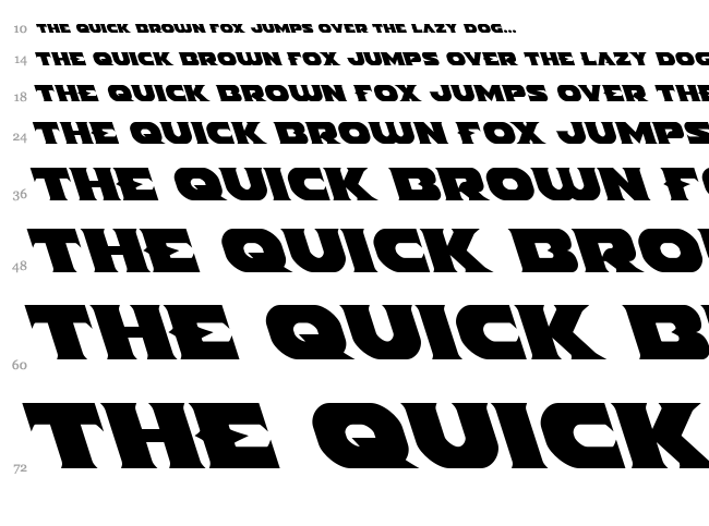 Indigo Demon font waterfall