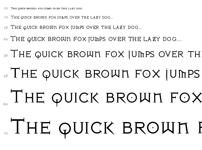Iron League font waterfall