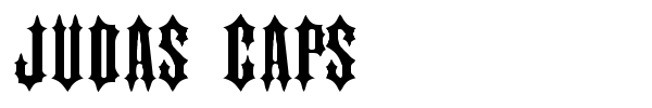 Judas Caps font