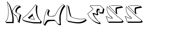 Kahless font preview