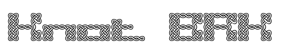 Knot BRK font preview