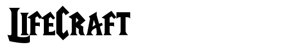 LifeCraft font