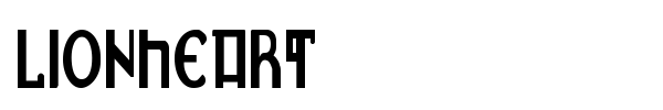 Lionheart font preview
