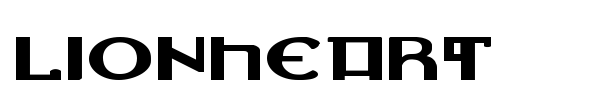 Lionheart font preview