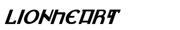 Lionheart font preview