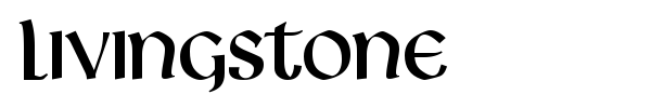 Livingstone font