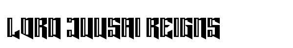 Lord Juusai Reigns font