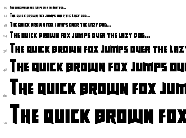 Lovesauce font waterfall