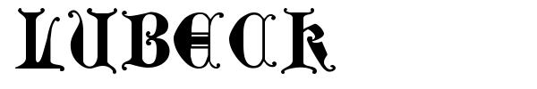 Lubeck font