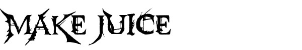 Make Juice font