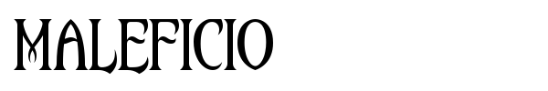Maleficio font