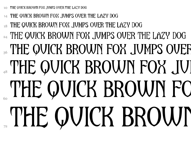 Maleficio font waterfall
