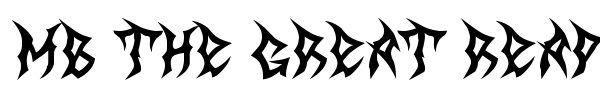 MB The Great Reaper font