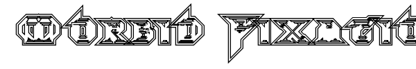 Morbid Fixation font