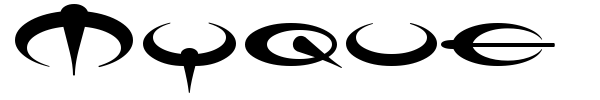 Myque font preview
