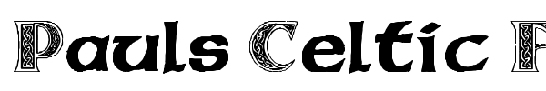 Pauls Celtic Font 3 font