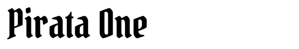 Pirata One font