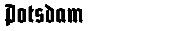 Potsdam font