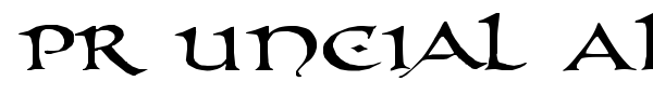 PR Uncial Alt Caps font