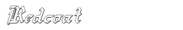 Redcoat font