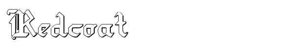 Redcoat font preview