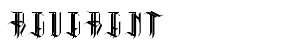 Reverent font