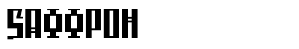 Saffron font