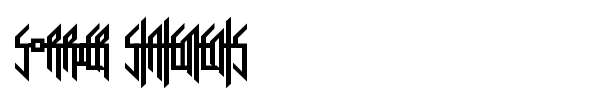 Sorrier Statements font