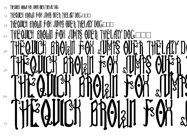 Soul Reaver font waterfall