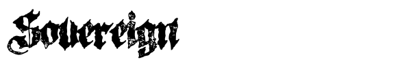 Sovereign font