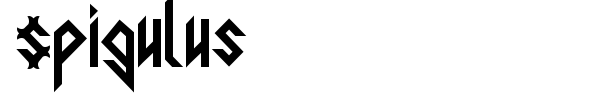 Spigulus font
