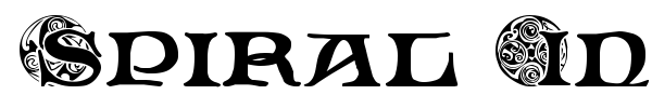 Spiral Initials font