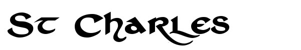 St Charles font preview