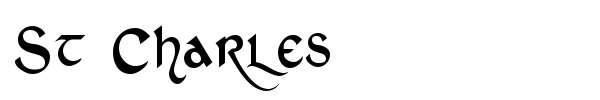 St Charles font preview