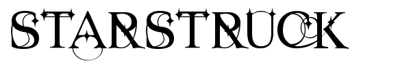Starstruck font
