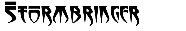Stormbringer font