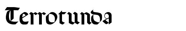 Terrotunda font