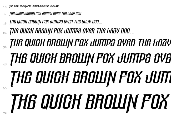 The Lost Canyon font waterfall