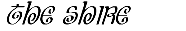The Shire font preview