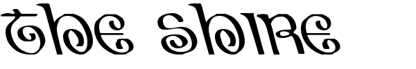 The Shire font preview