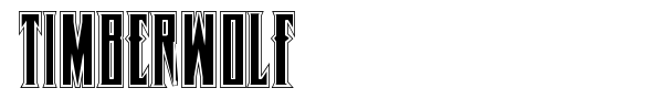 Timberwolf font preview