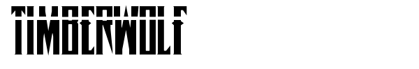 Timberwolf font preview