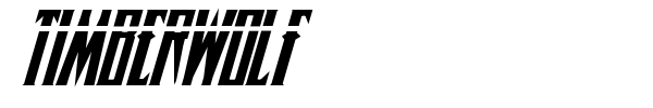 Timberwolf font preview
