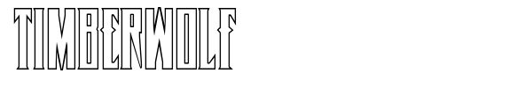Timberwolf font preview