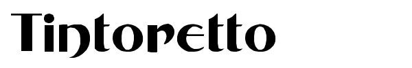 Tintoretto font